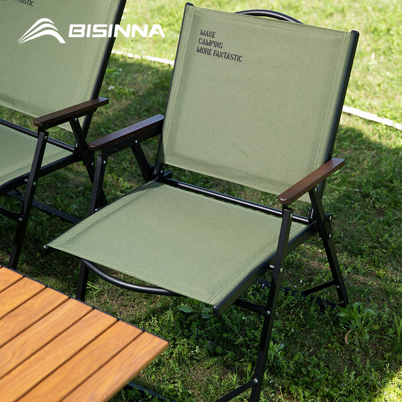 Outdoor Camping Lounge Chairs - BISINNA Outdoor Klappbarer Campingstuhl Tragbarer Lounge-Kit-Stuhl