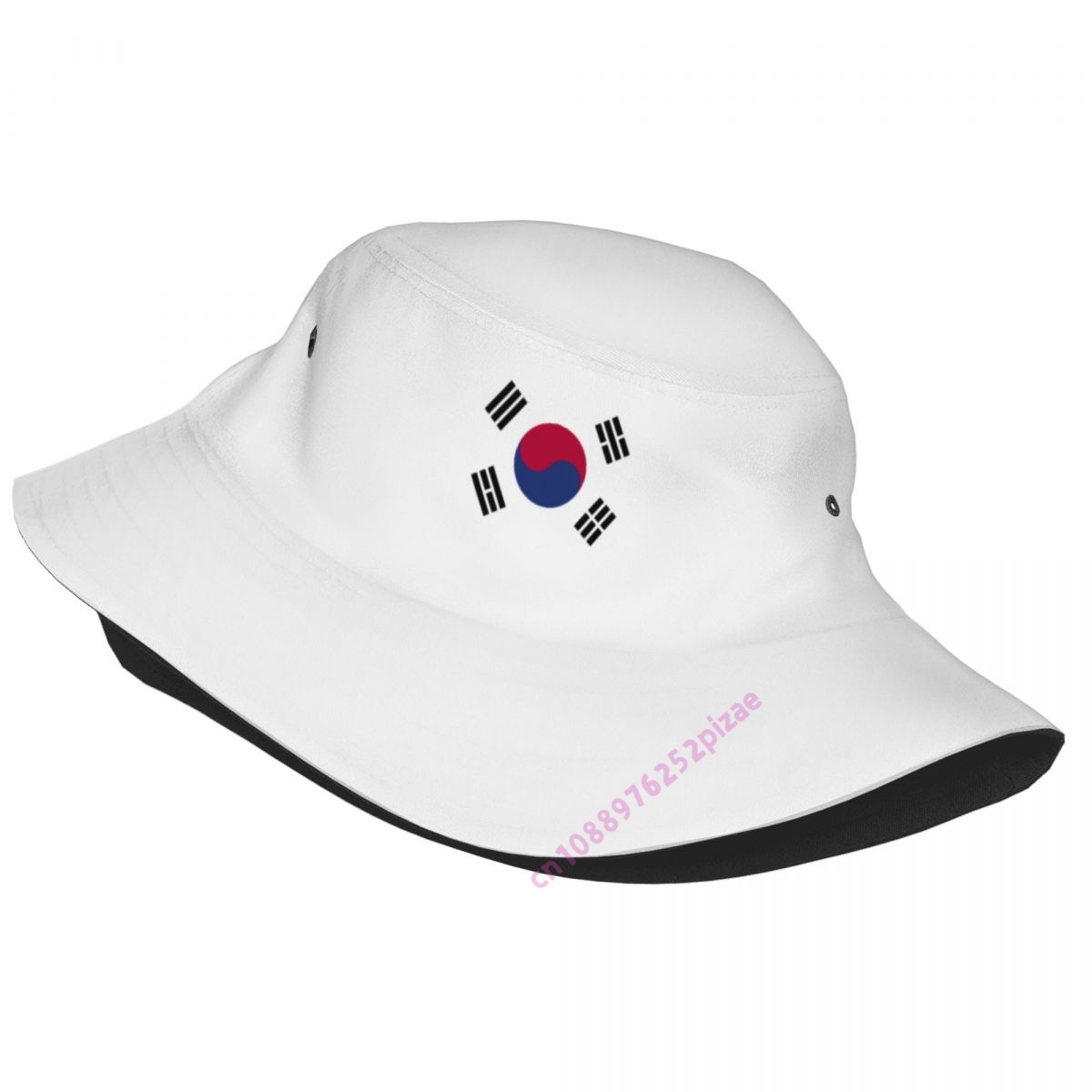 Outdoor Camping Korea - Südkorea 3D-Flagge Herren Damen Fußball-Fischerhut Outdoor-Sonnenschutzkappe