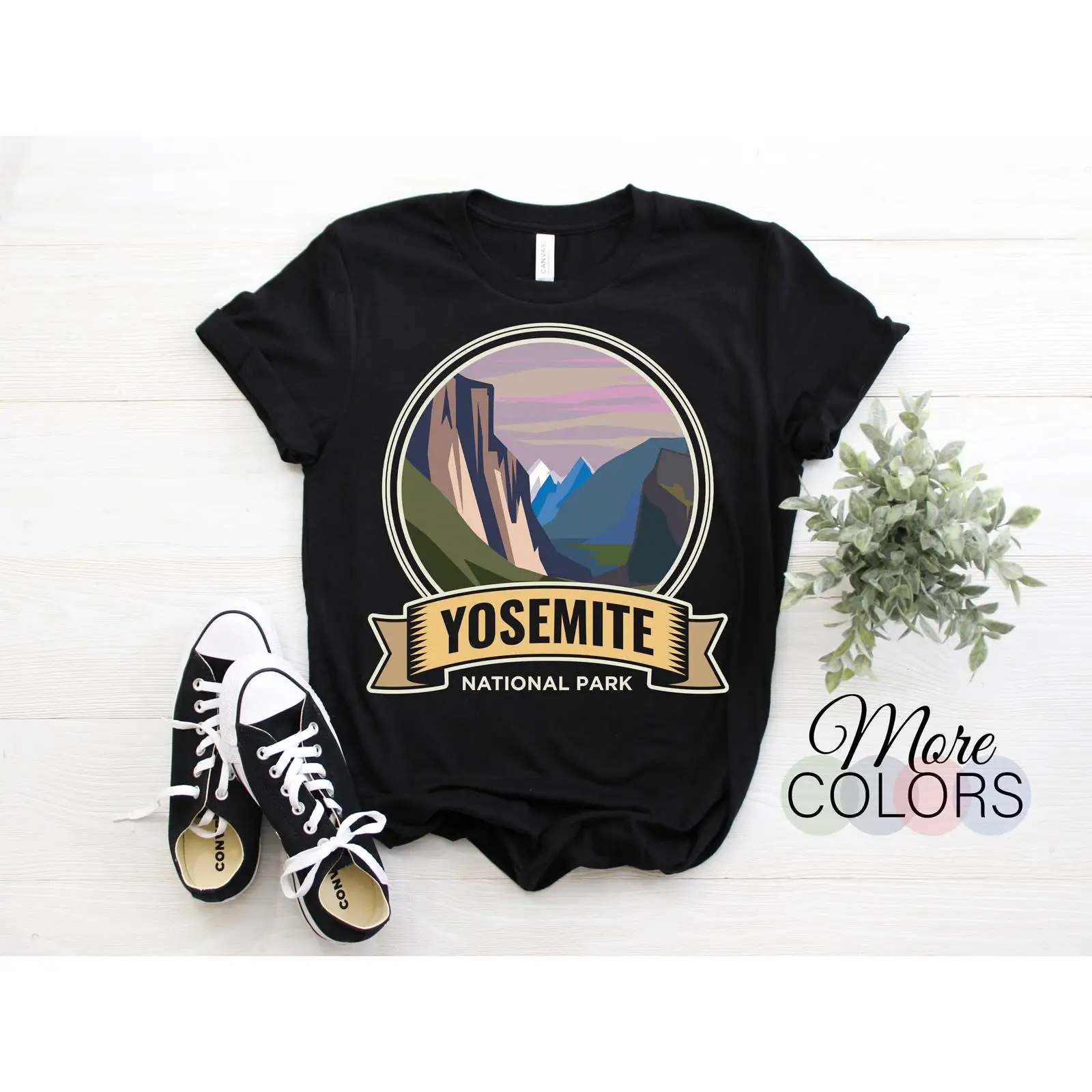 Outdoor Camping Yosemite - Yosemite Nationalpark Vintage T-Shirt Kalifornien Wandern