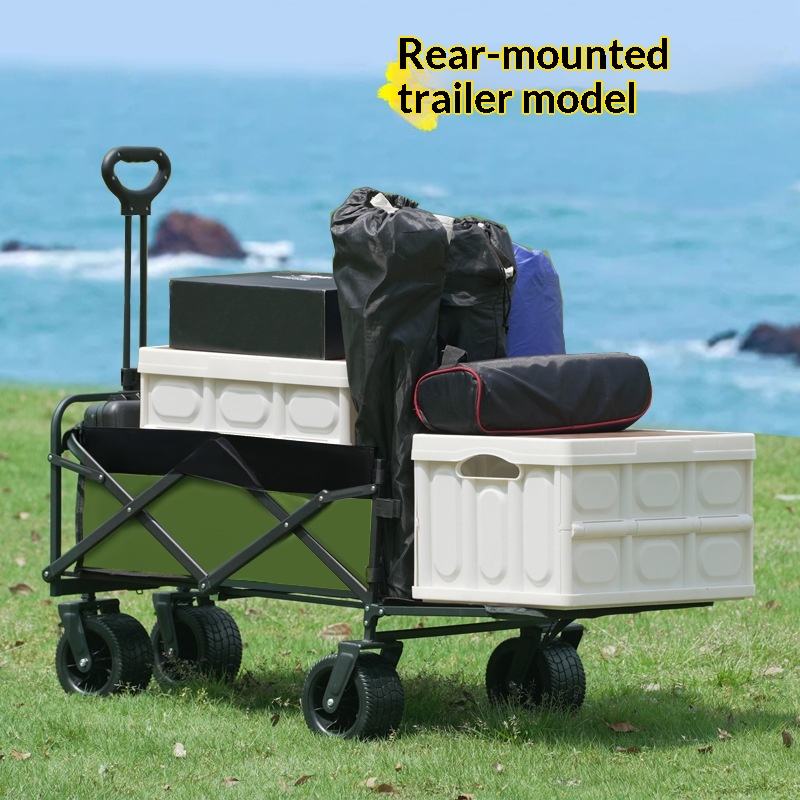 Outdoor Camping Trolley - Fabrikverkauf: Faltbarer 4-Rad-Plattformwagen für Camping und