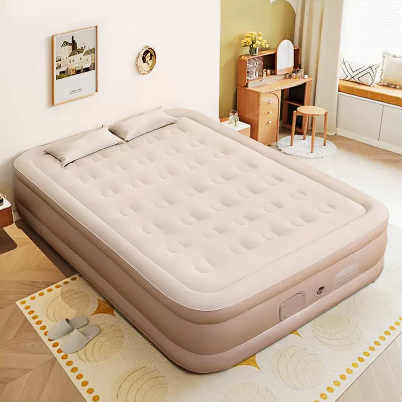 Outdoor Camping Mattress - Queen-Luftmatratze mit integrierter Pumpe, verbesserte aufblasbare