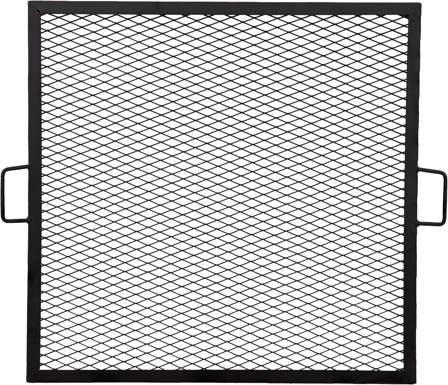 Outdoor Camping Fire - 40 Zoll quadratischer, robuster Feuerstellen-Grillrost aus