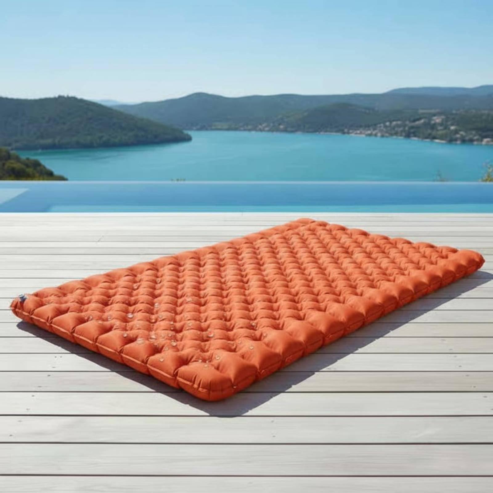 Outdoor Camping Mattress - Aufblasbare Campingmatte Nylon TPU Aufblasbare Schlafmatte