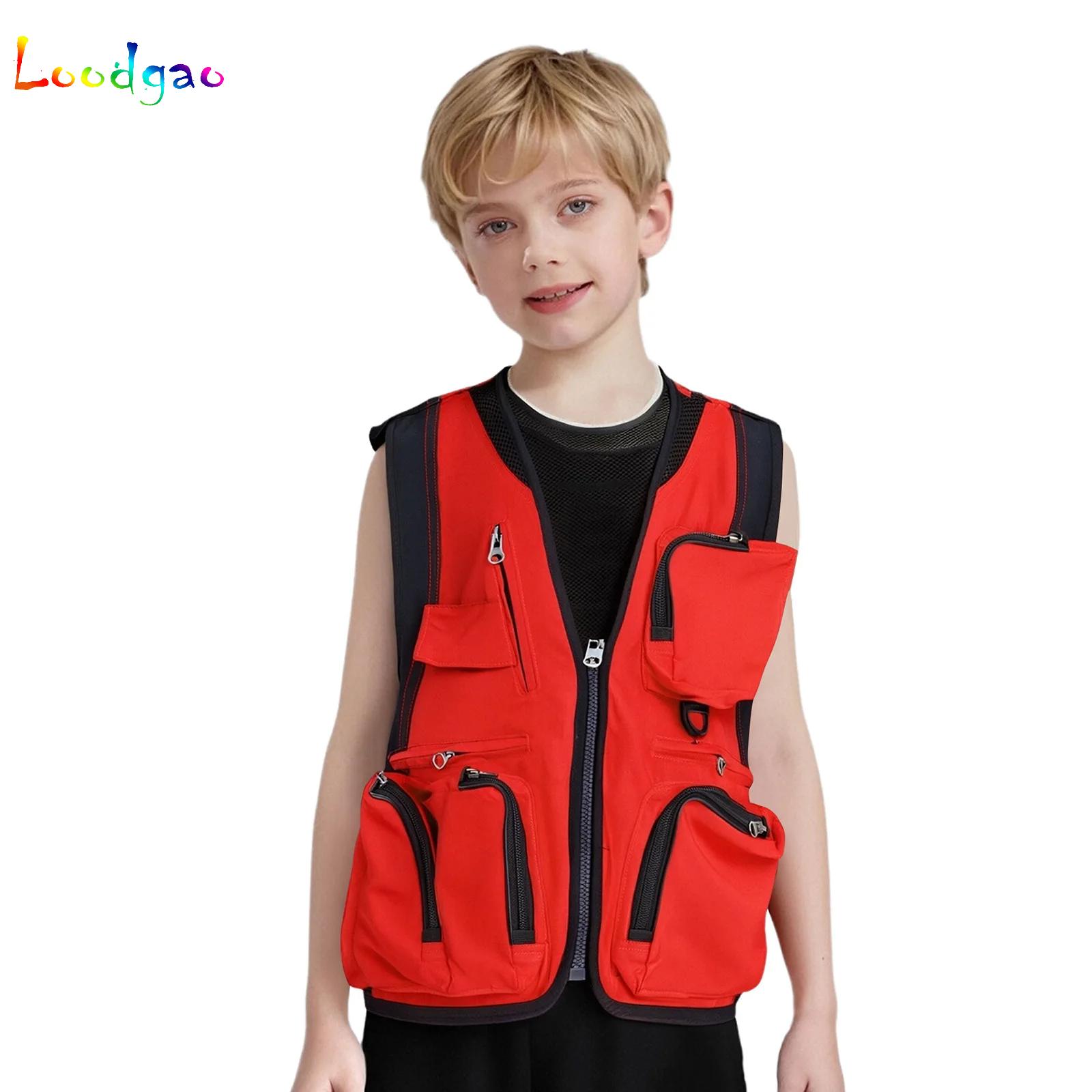 Outdoor Camping Activities For Kids - Outdoor-Aktivitäten-Weste für Kinder, Jungen und Mädchen,