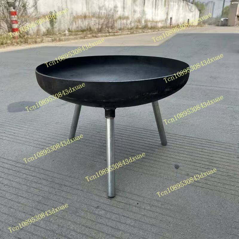 Outdoor Camping Fire - 80cm Große Gusseisen-Feuerschale für Innen und