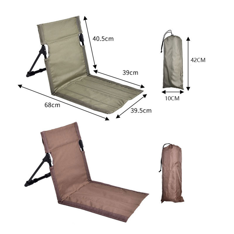 Outdoor Camping Lounge Chairs - Tragbarer Klappbarer Strand- und Gartenstuhl, V-förmige