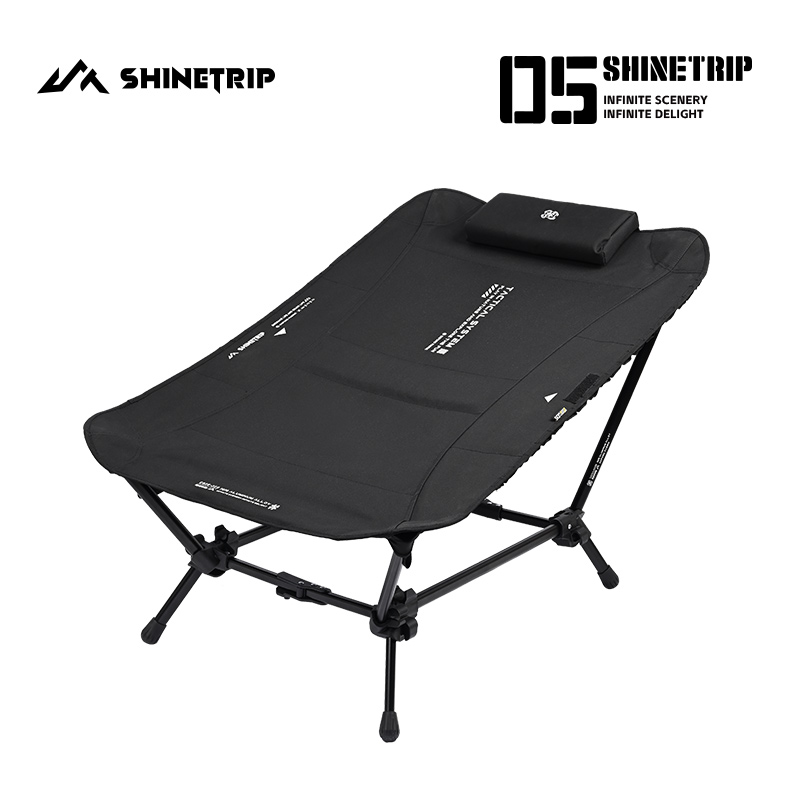 Outdoor Camping Lounge Chairs - Outdoor-Liegestuhl ShineTrip, leichter, faltbarer Stuhl aus