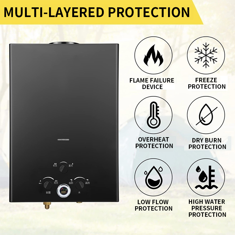 16L/18L/20L Gas-Durchlauferhit – Outdoor Camping Water Heater Bewertung und Preis