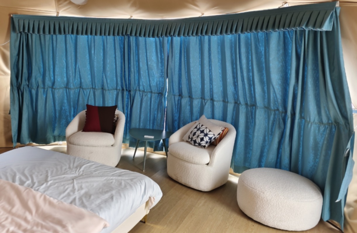 Luxuriöses Glamping-Kuppelhaus – Outdoor Camping Dome Bewertung und Preis