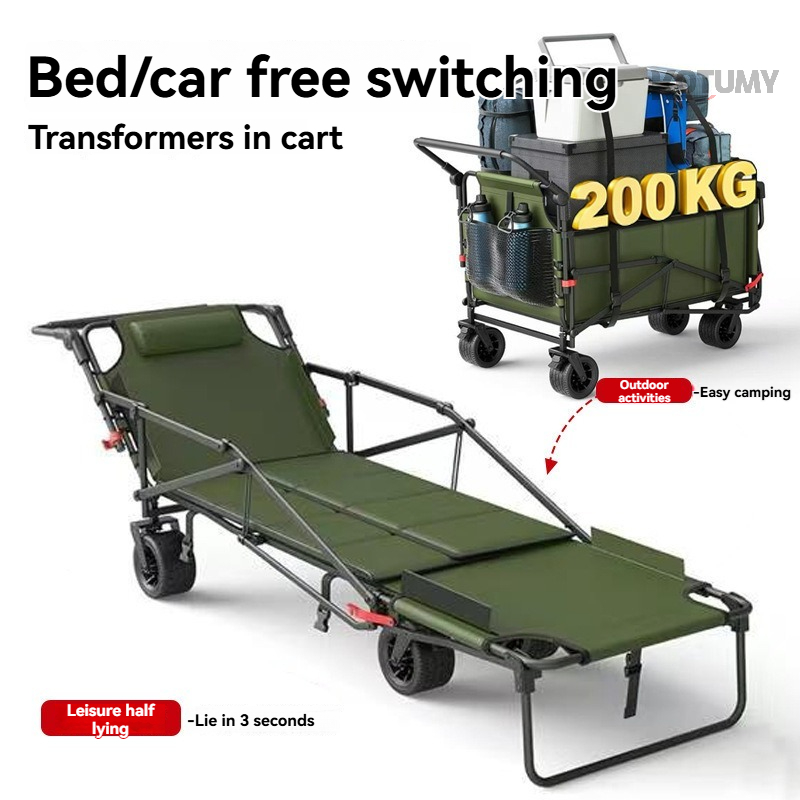 Faltbarer Campingwagen mit Tan – Outdoor Camping Trolley Bewertung und Preis