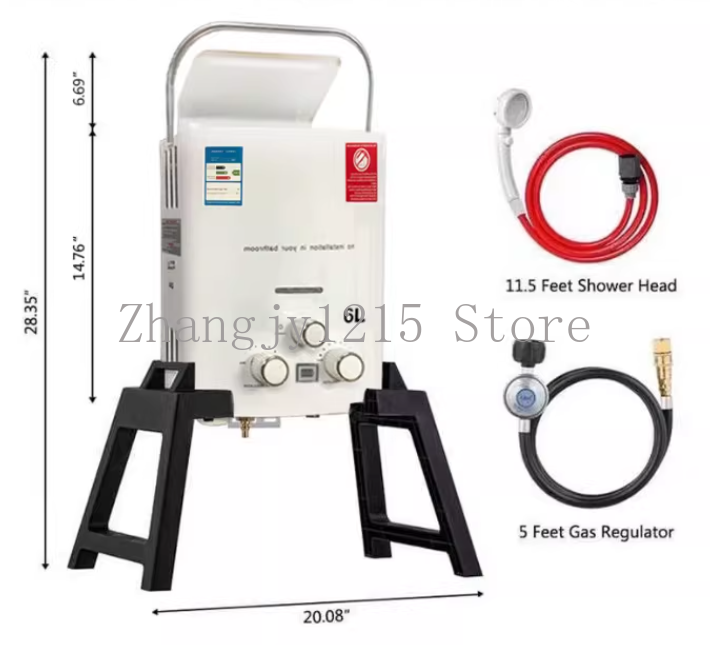Propan LPG Gas Durchlauferhitz – Outdoor Camping Water Heater Bewertung und Preis