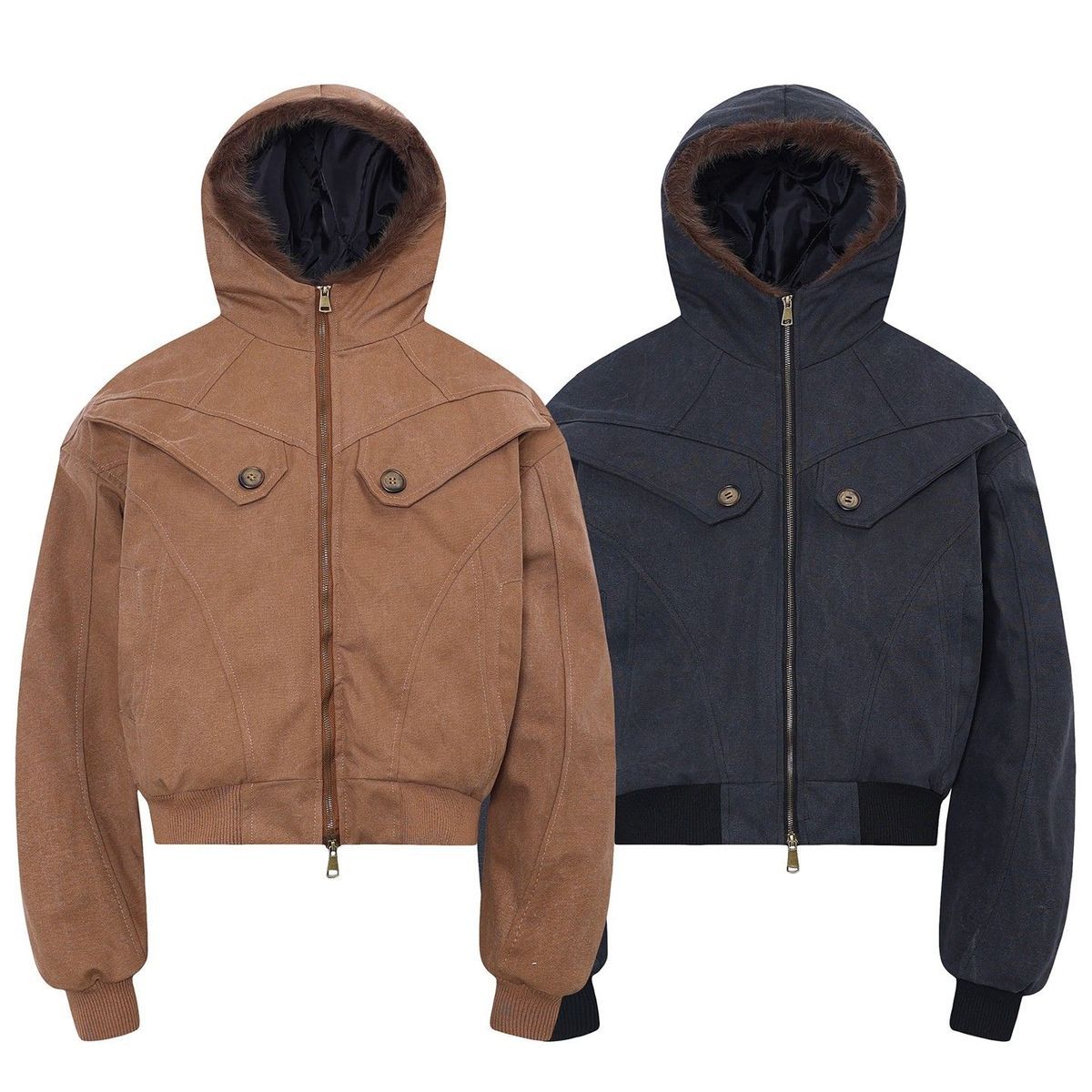 Pelzkragen-Jacke Y2K Herren De – Best Outdoor Camping Jacket Bewertung und Preis