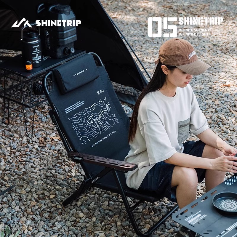 ShineTrip Outdoor-Klappstuhl,  – Outdoor Camping Lounge Chairs Bewertung und Preis