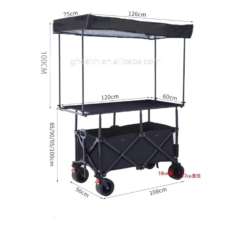 Klappbarer Stahltisch-Transpor – Outdoor Camping Trolley Bewertung und Preis