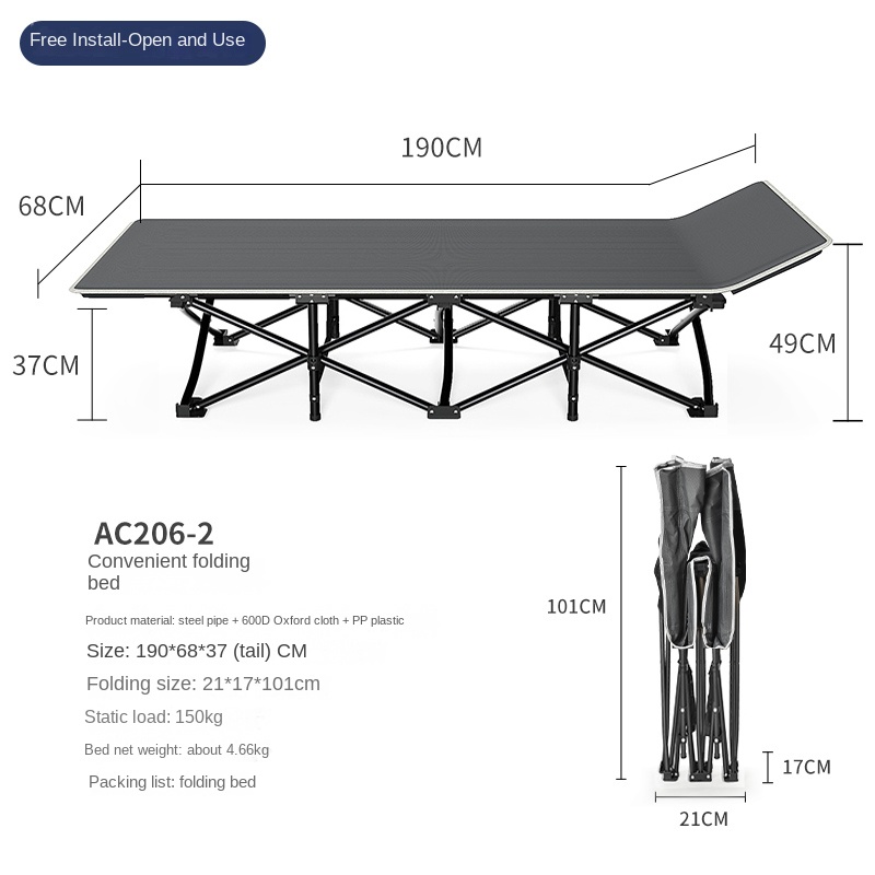 Robuste Klappbare Campingliege – Outdoor Camping Mattress Bewertung und Preis