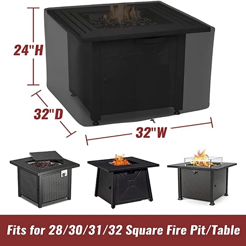 Wasserdichte quadratische Feue – Outdoor Camping Fire Bewertung und Preis