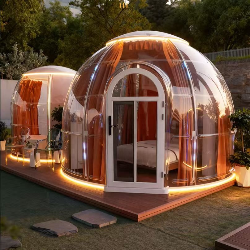 Transparente Kuppelzelt-Sterne – Outdoor Camping Dome Bewertung und Preis