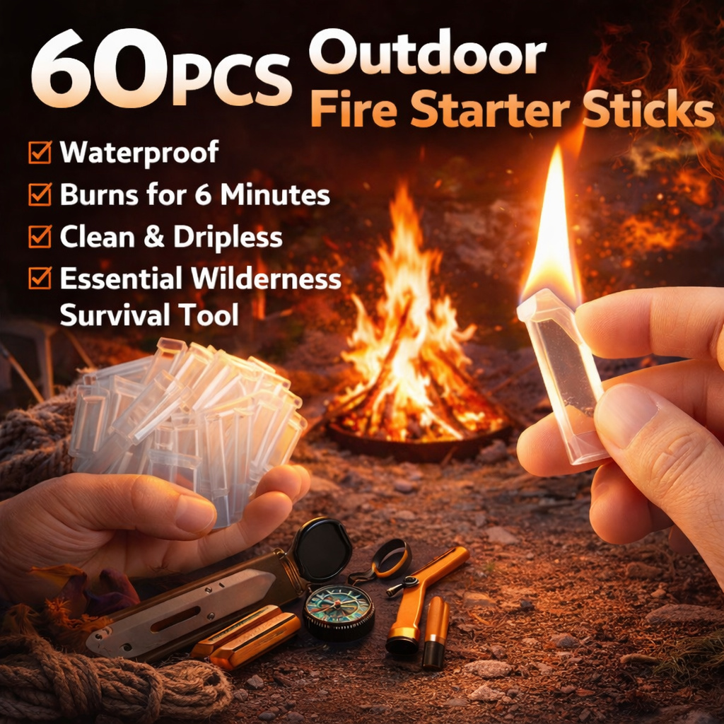 60 Stück Wasserdichte Feueranz – Fire Starter Flint Bewertung und Preis