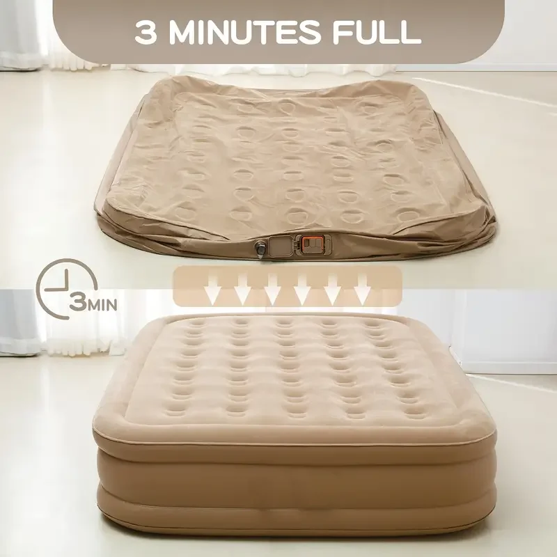 Luxuriöse aufblasbare PVC-Luft – Outdoor Camping Mattress Bewertung und Preis